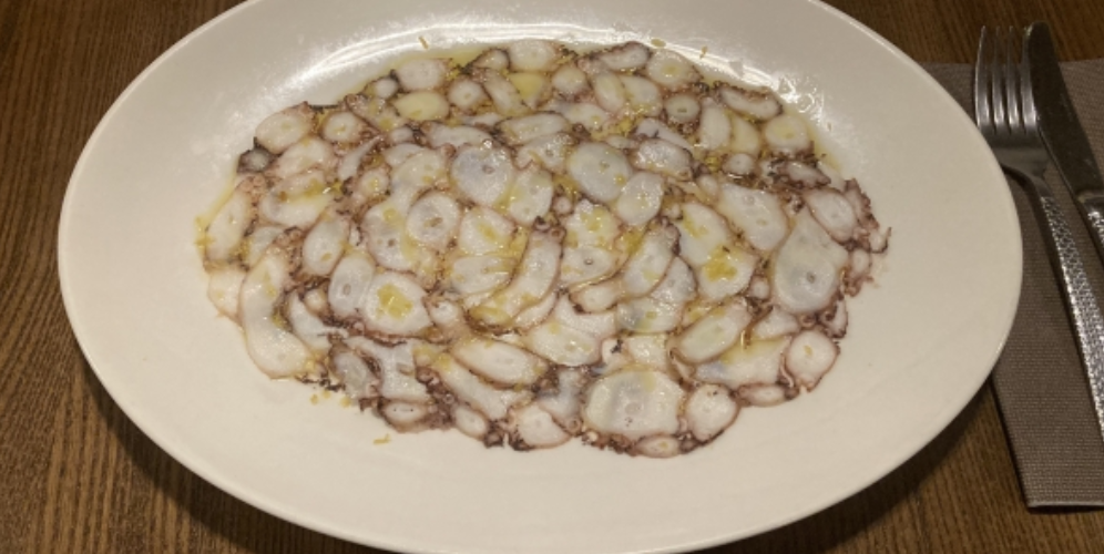 Octopus Carpaccio - Nonna Maria | Authentic Neapolitan Cuisine Delivery in Monaco